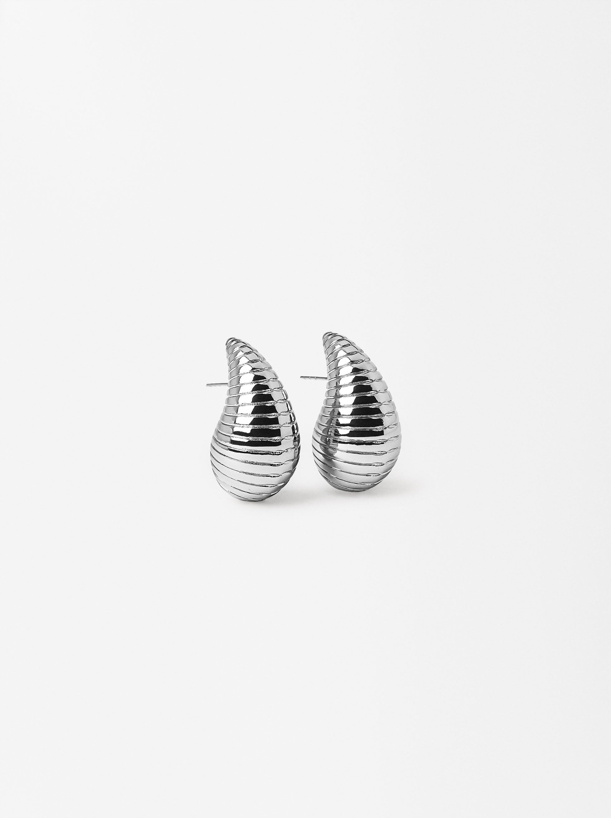 Aretes De Gota A Rayas