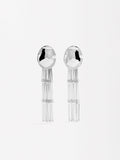Aretes Largos Efecto Cascada