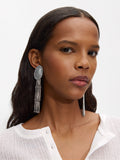 Aretes Largos Efecto Cascada