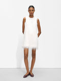 Vestido Corto Efecto Pelo