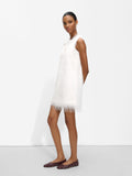Vestido Corto Efecto Pelo