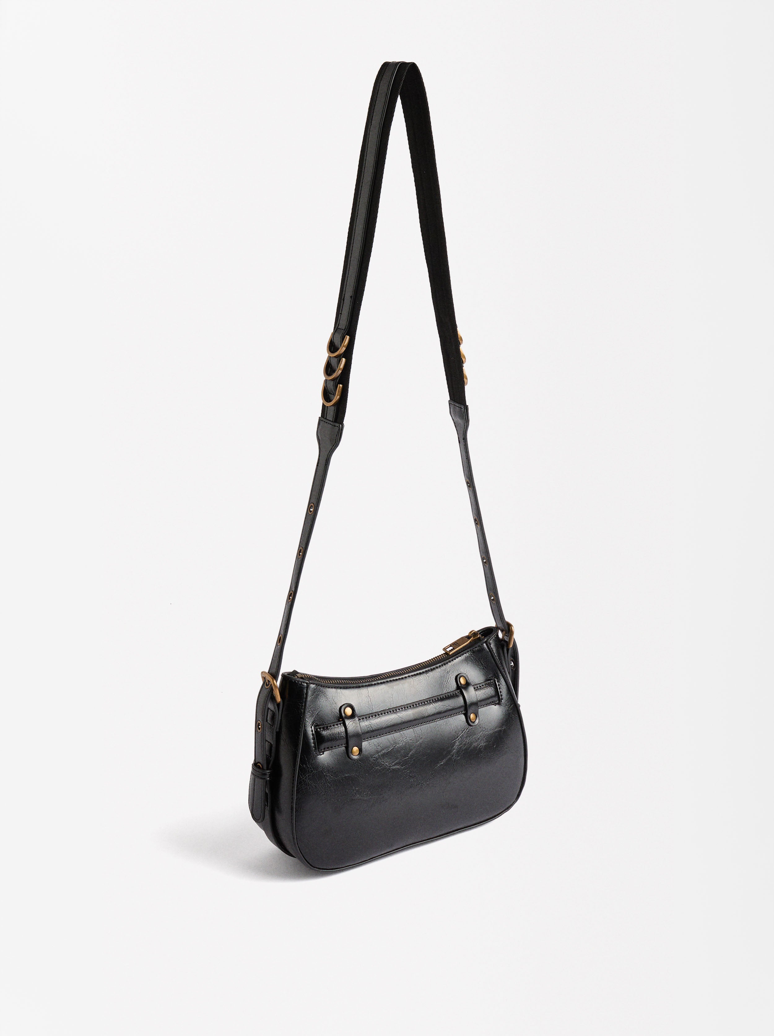 Bolso Bandolera Con Tachuelas