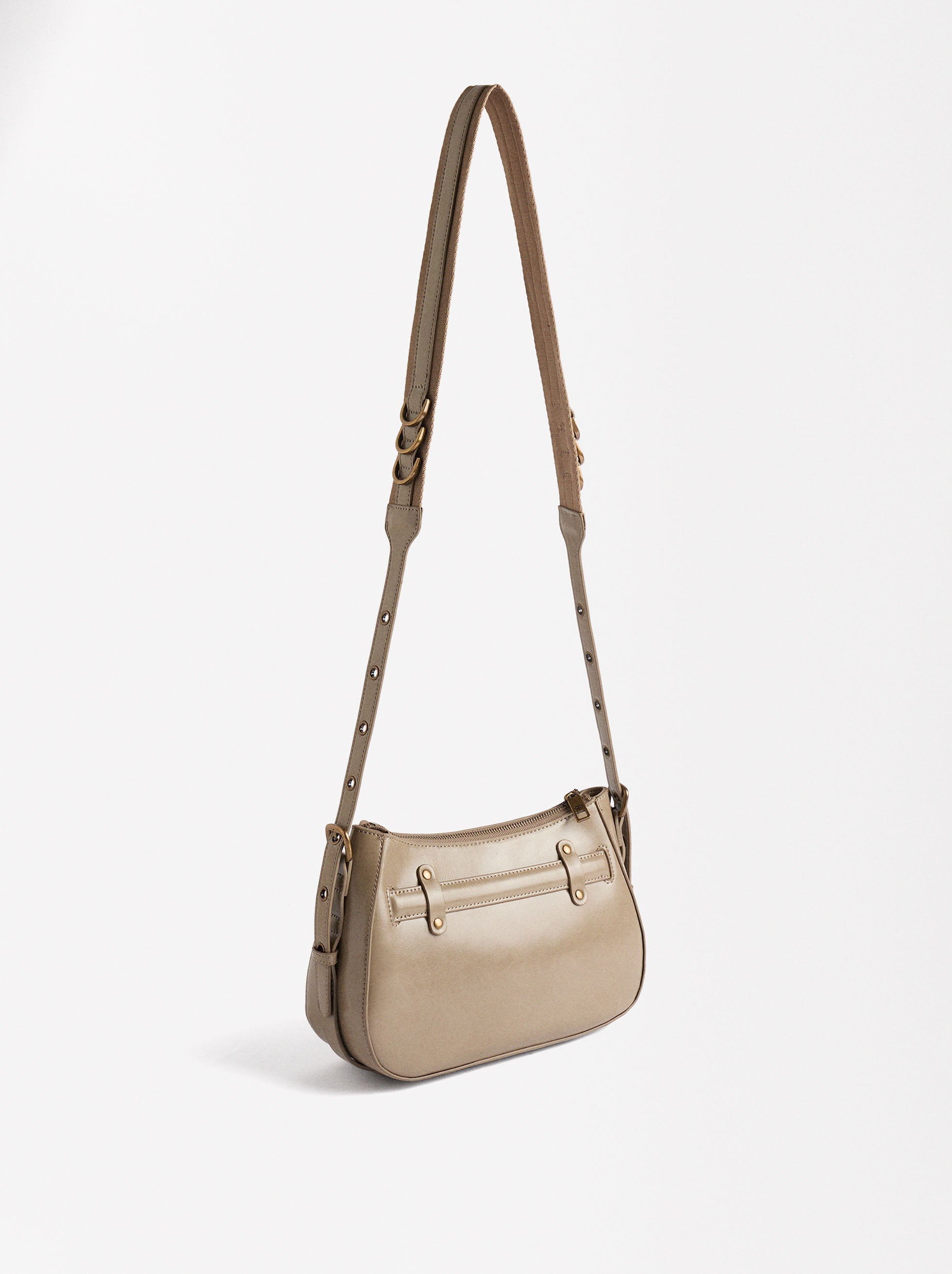 Bolso Bandolera Con Tachuelas