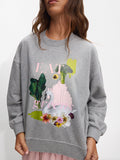 Sudadera Con Estampado