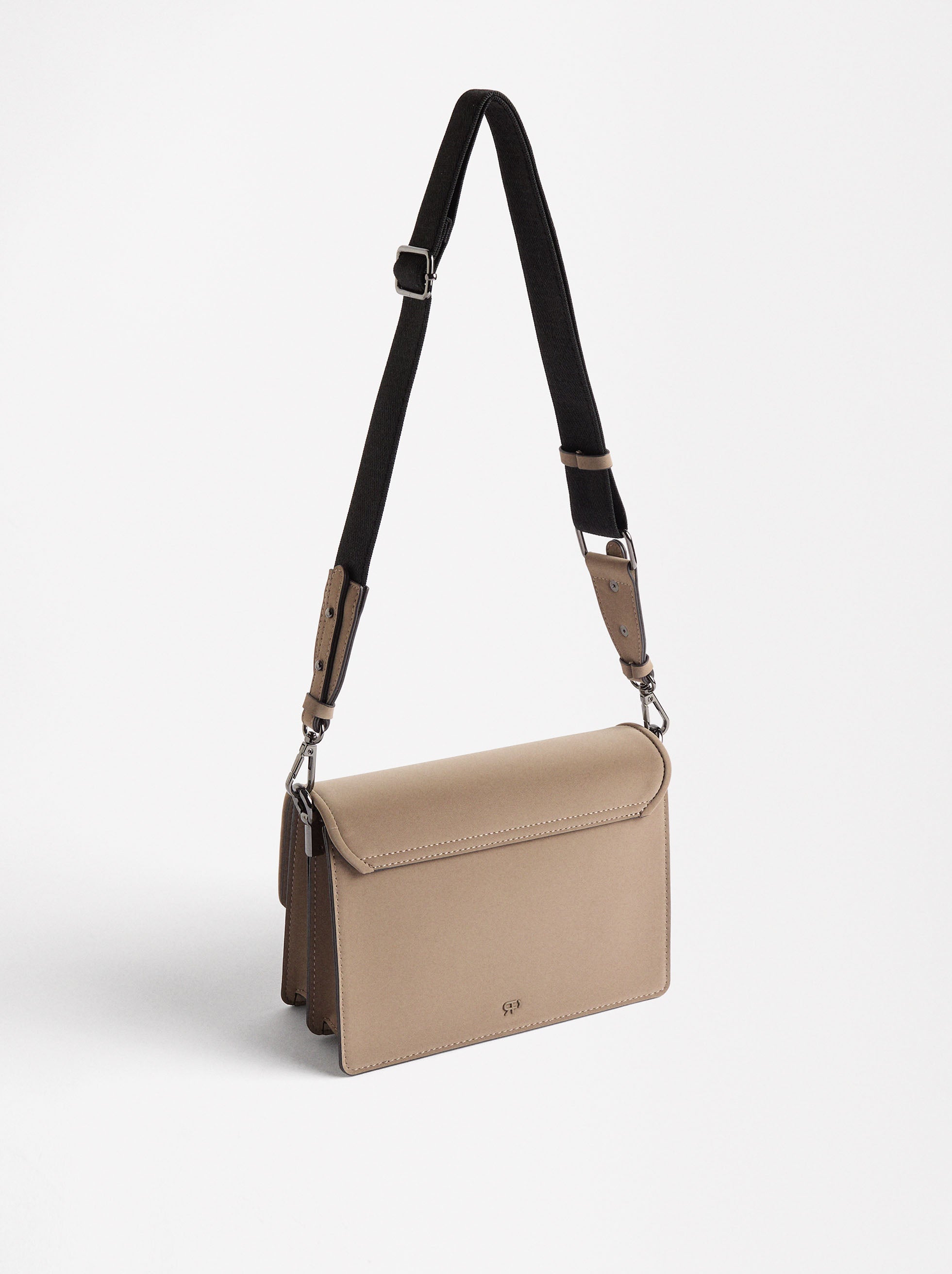 Bolso Bandolera Con Solapa
