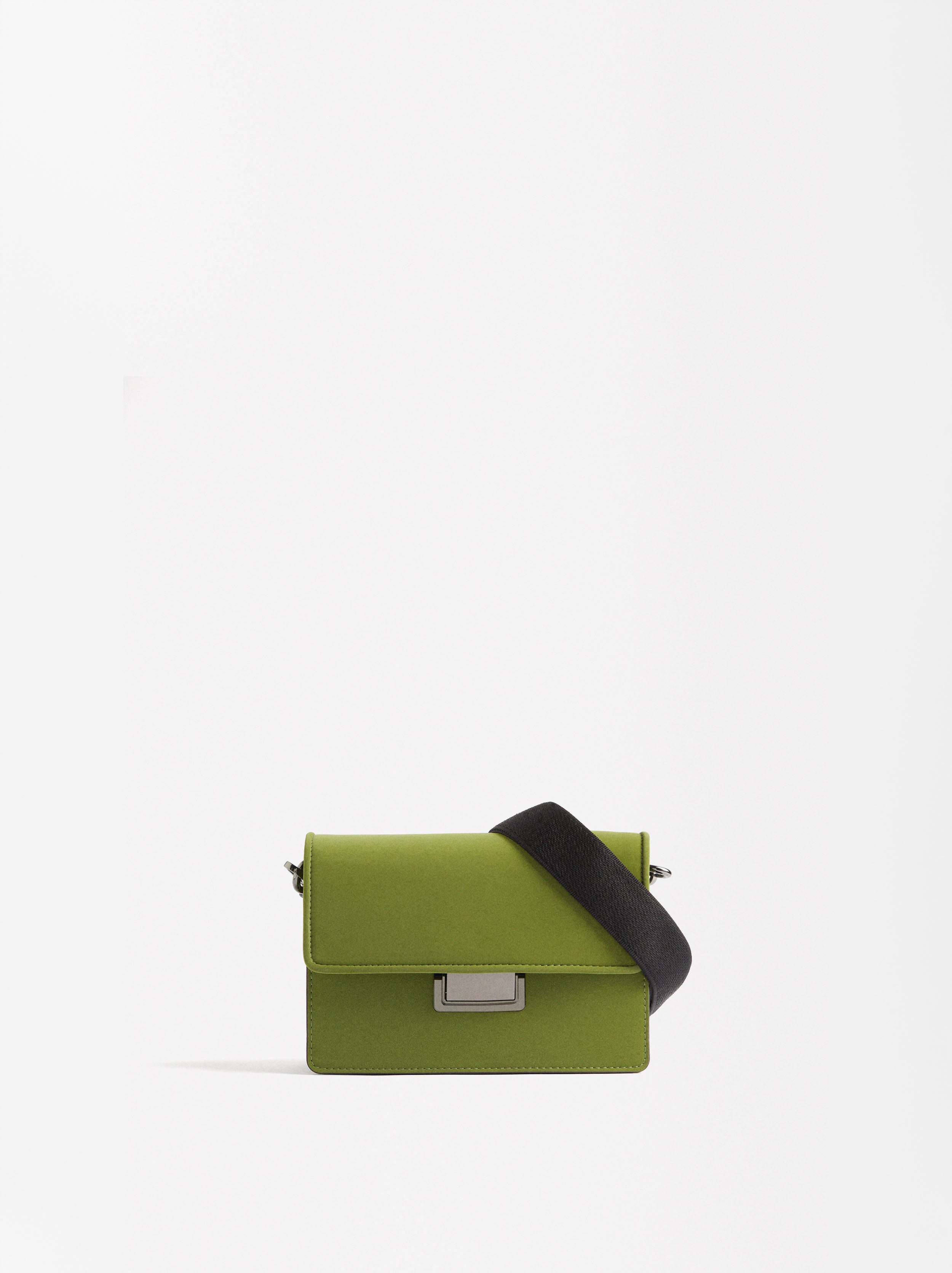 Bolso Bandolera Con Solapa