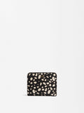 Porta-Tarjetas De Piel Con Estampado Animal
