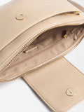 Bolso De Tiracolo Con Efecto Craquelado