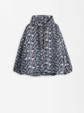 Parka Ligera Estampada De Leopardo