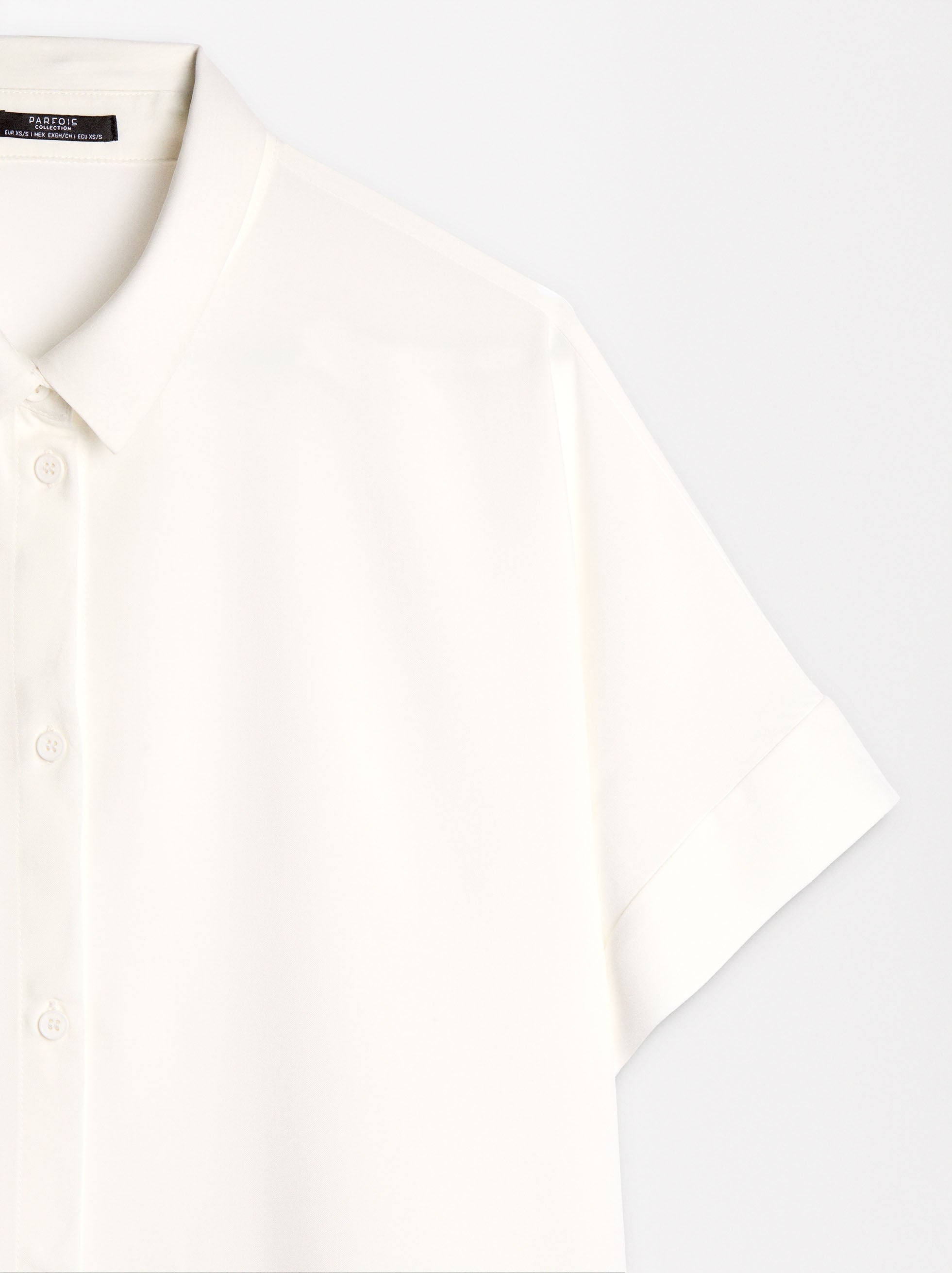 Camisa Manga Corta Con Botones
