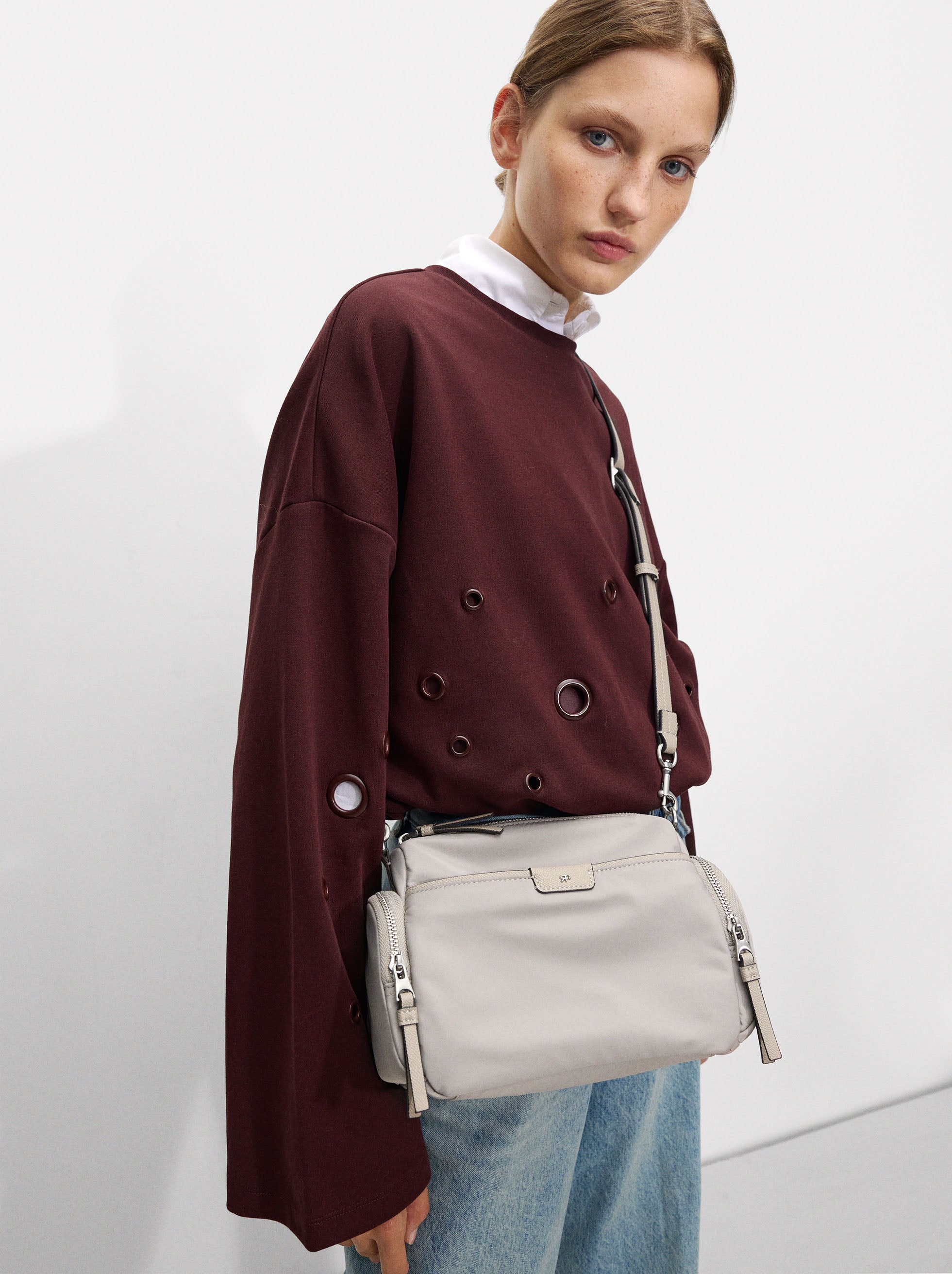 Bolso Bandolera De Nylon