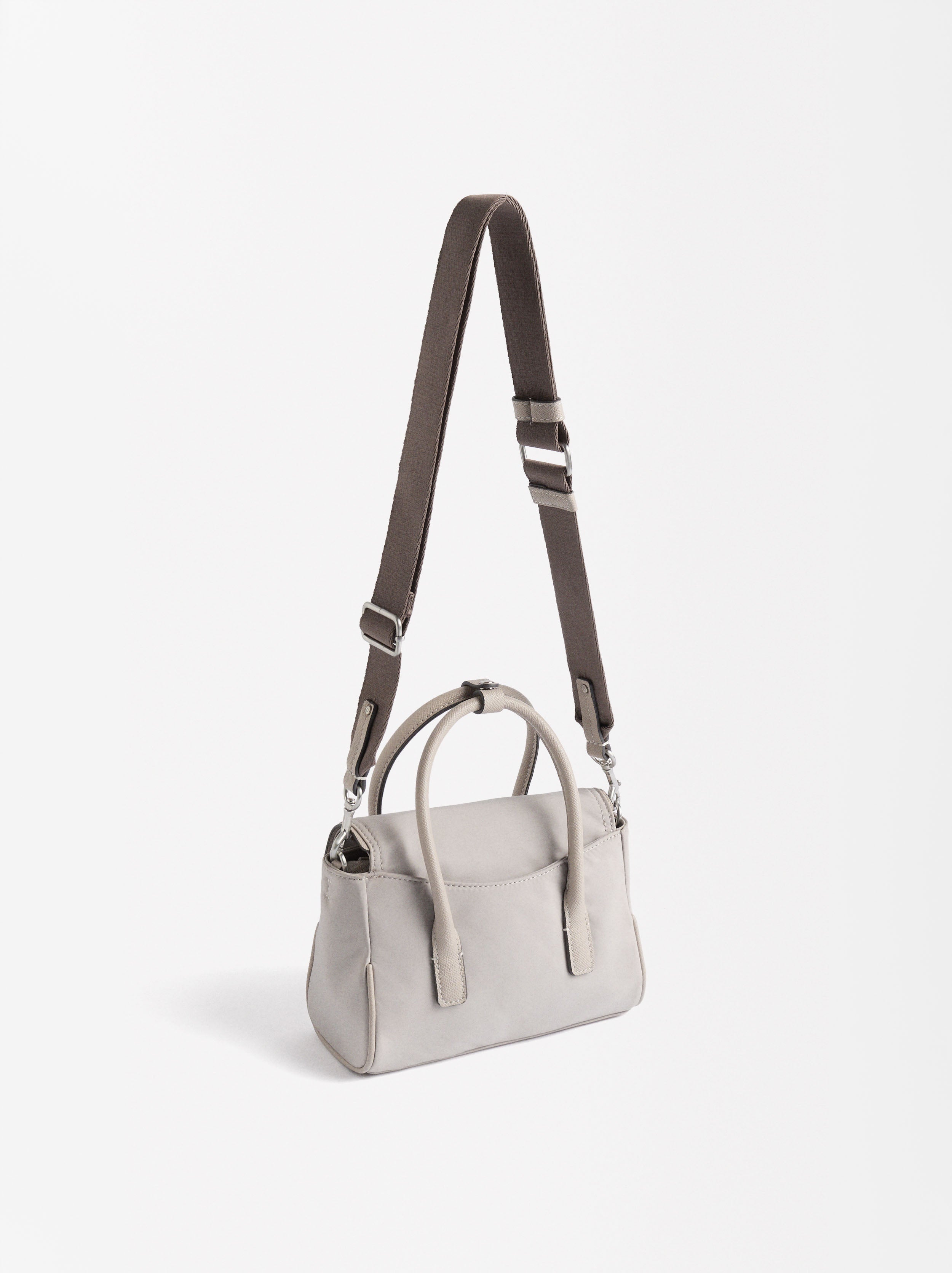 Bolso Bandolera Con Solapa