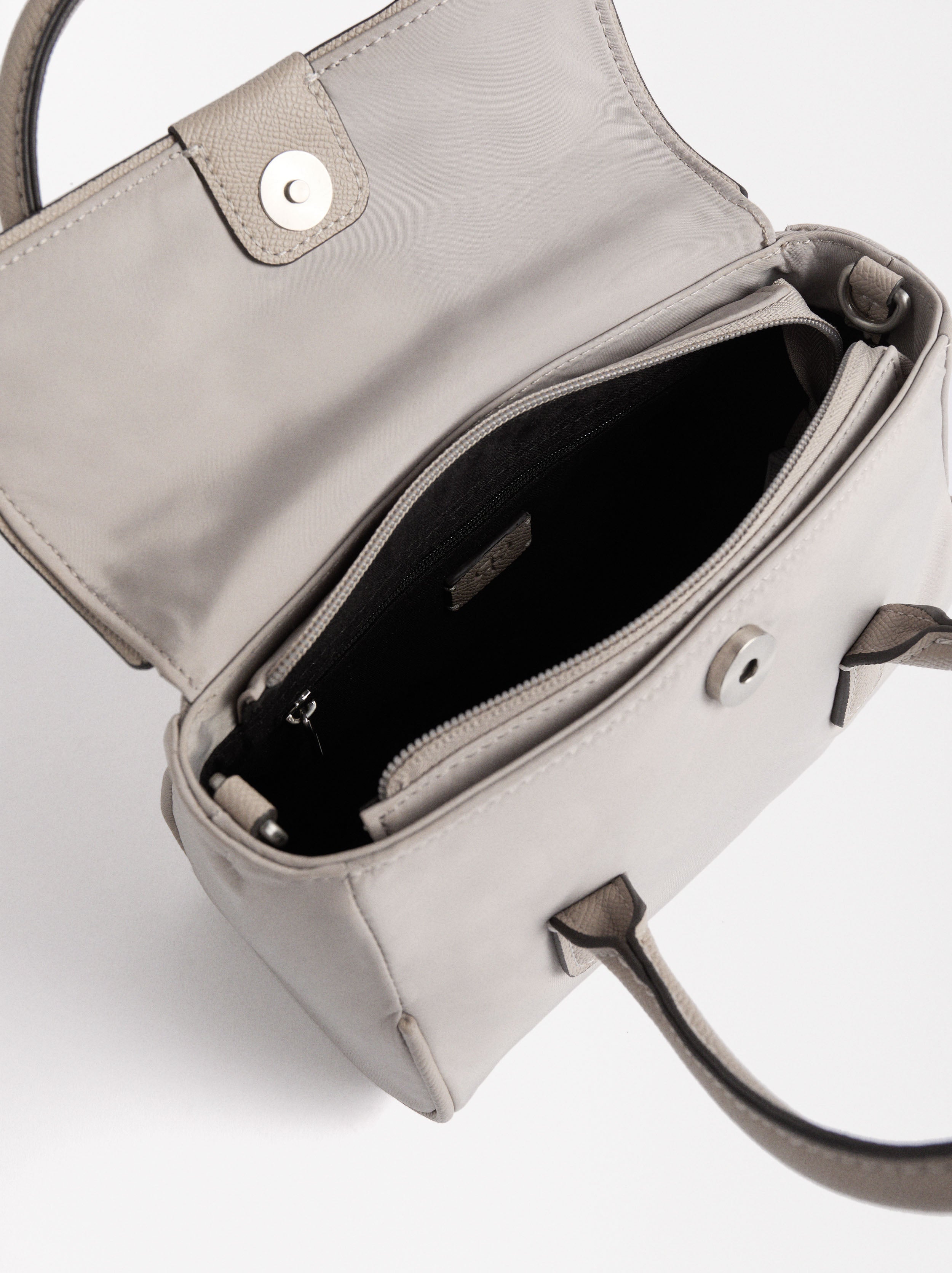 Bolso Bandolera Con Solapa