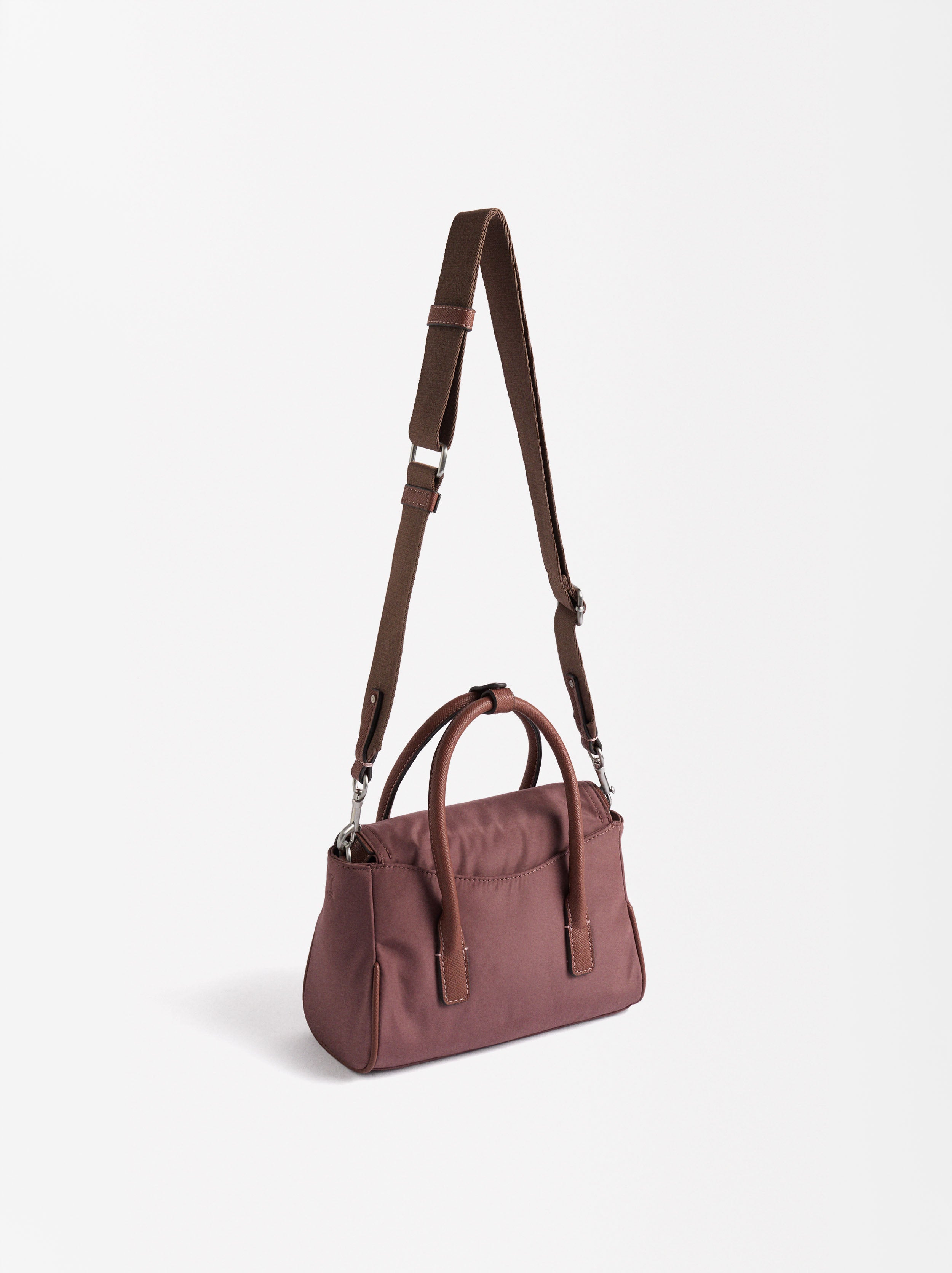 Bolso Bandolera Con Solapa