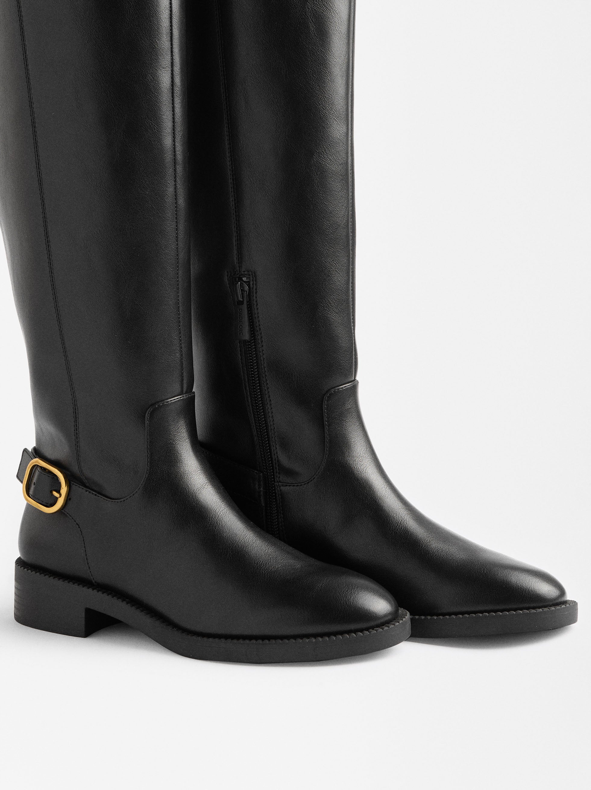 Botas Altas Con Hebilla