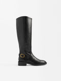 Botas Altas Con Hebilla