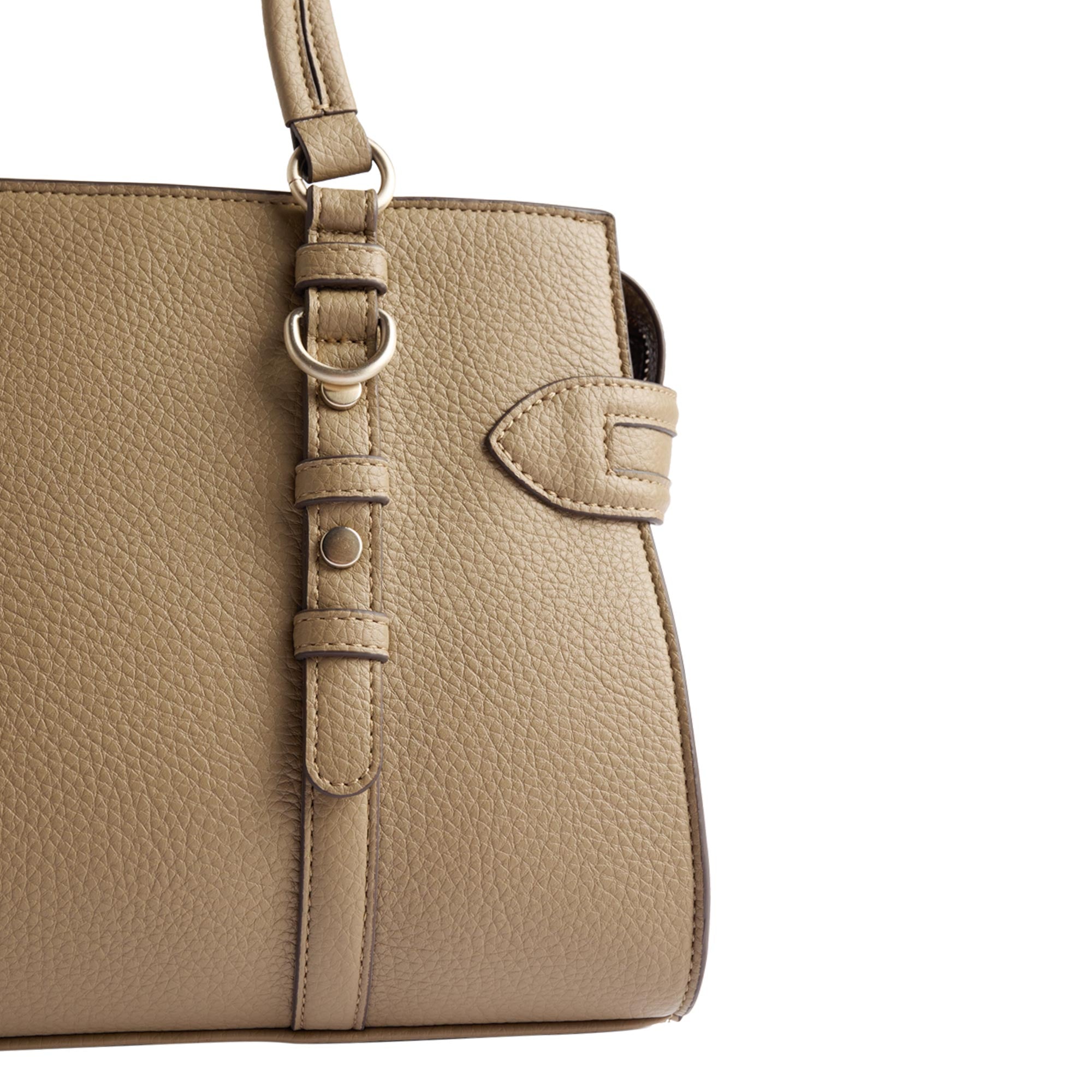 Bolso Tote Con Textura