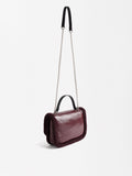 Bolso De Hombro Con Cadena Y Efecto Pelo
