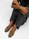 Mocasines De Piel Con Hebilla