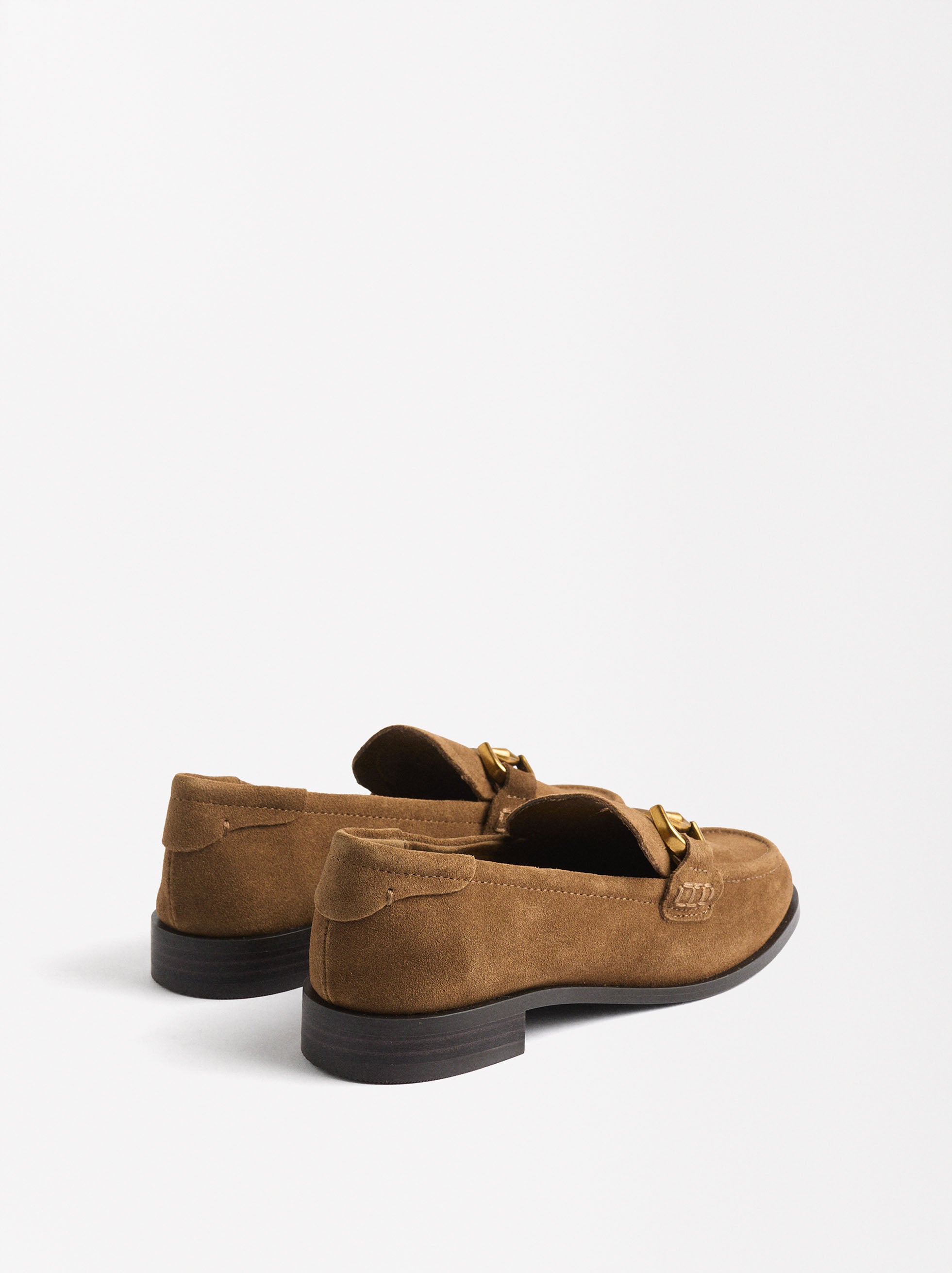 Mocasines De Piel Con Hebilla