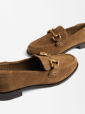 Mocasines De Piel Con Hebilla