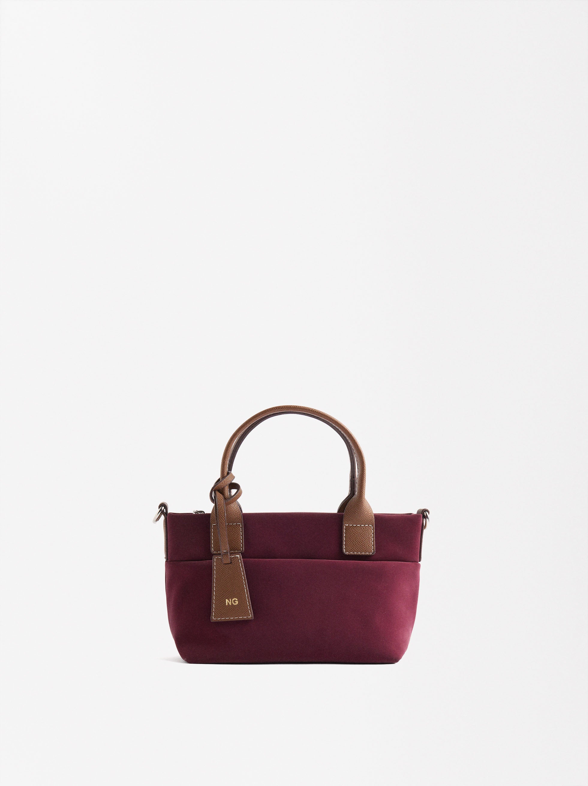 Bolso Tote Con Textura Suave