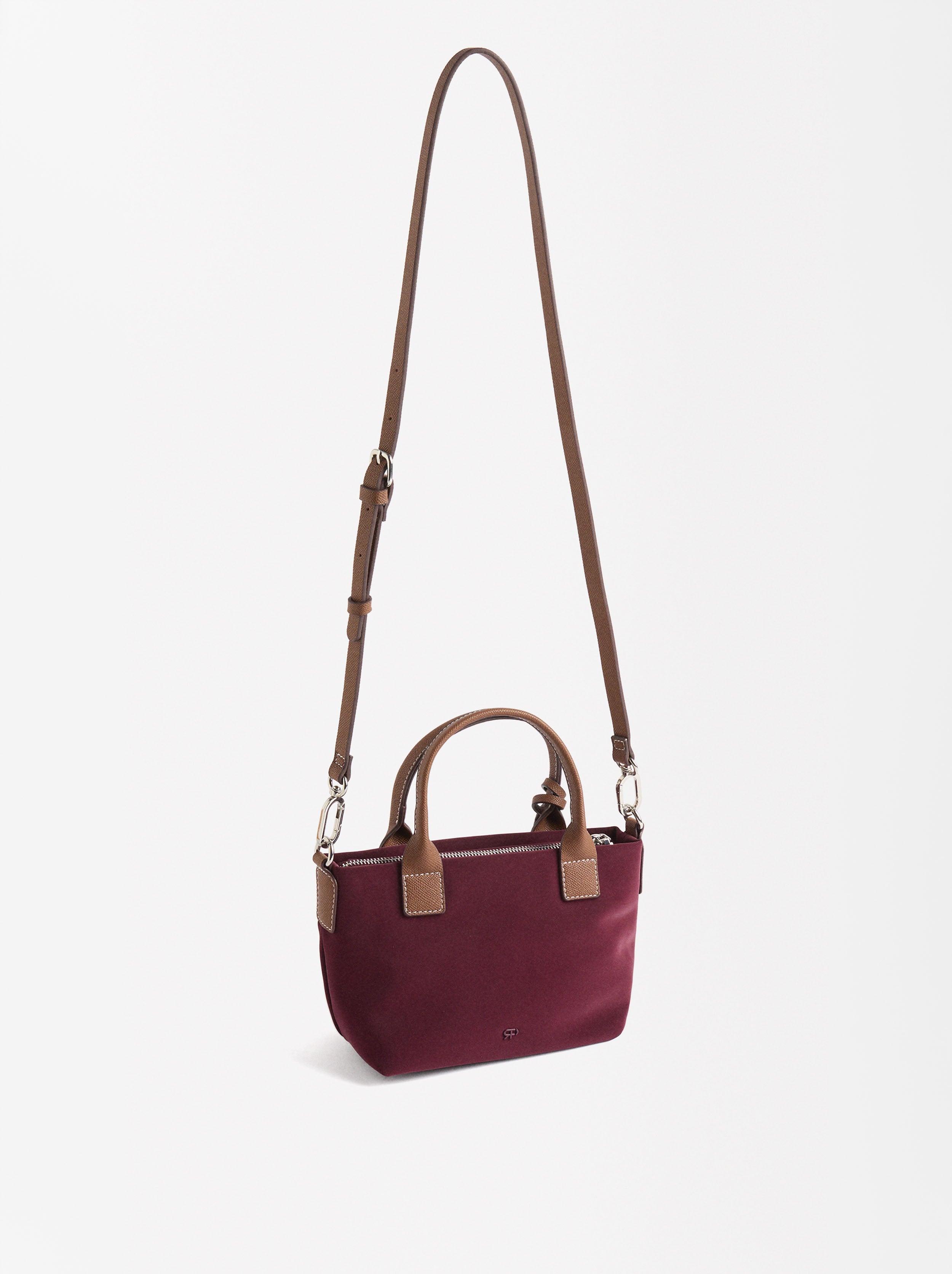Bolso Tote Con Textura Suave