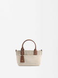 Cartera Tote Con Textura Suave