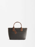Bolso Tote Con Textura Suave L