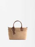Bolso Tote Con Textura Suave L