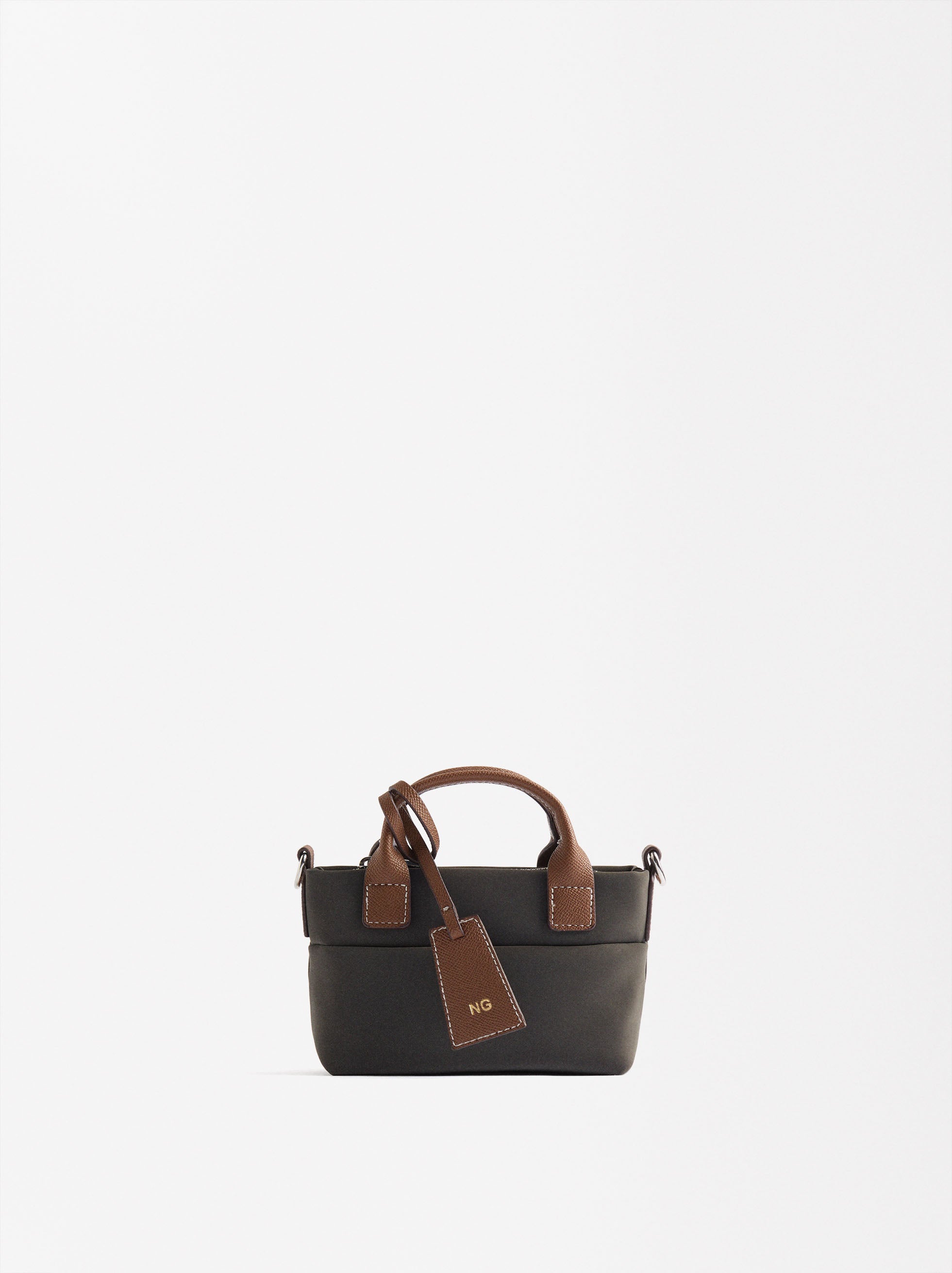 Bolso Tote Con Textura Suave Xs