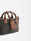 Bolso Tote Con Textura Suave Xs