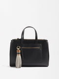Cartera Tote Con Colgante