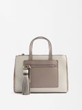 Bolso Tote Con Colgante