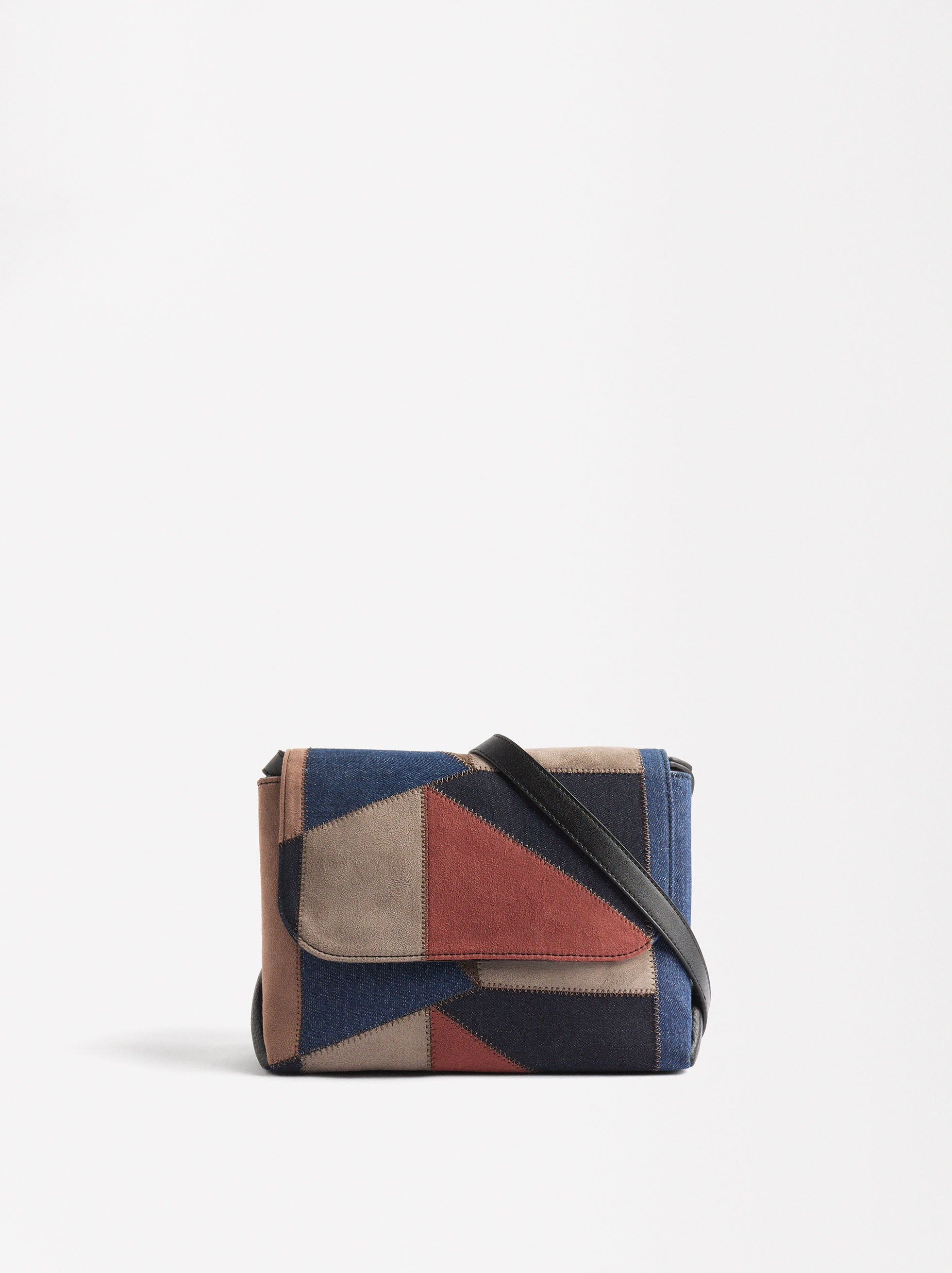 Bolso Bandolera De Patchwork