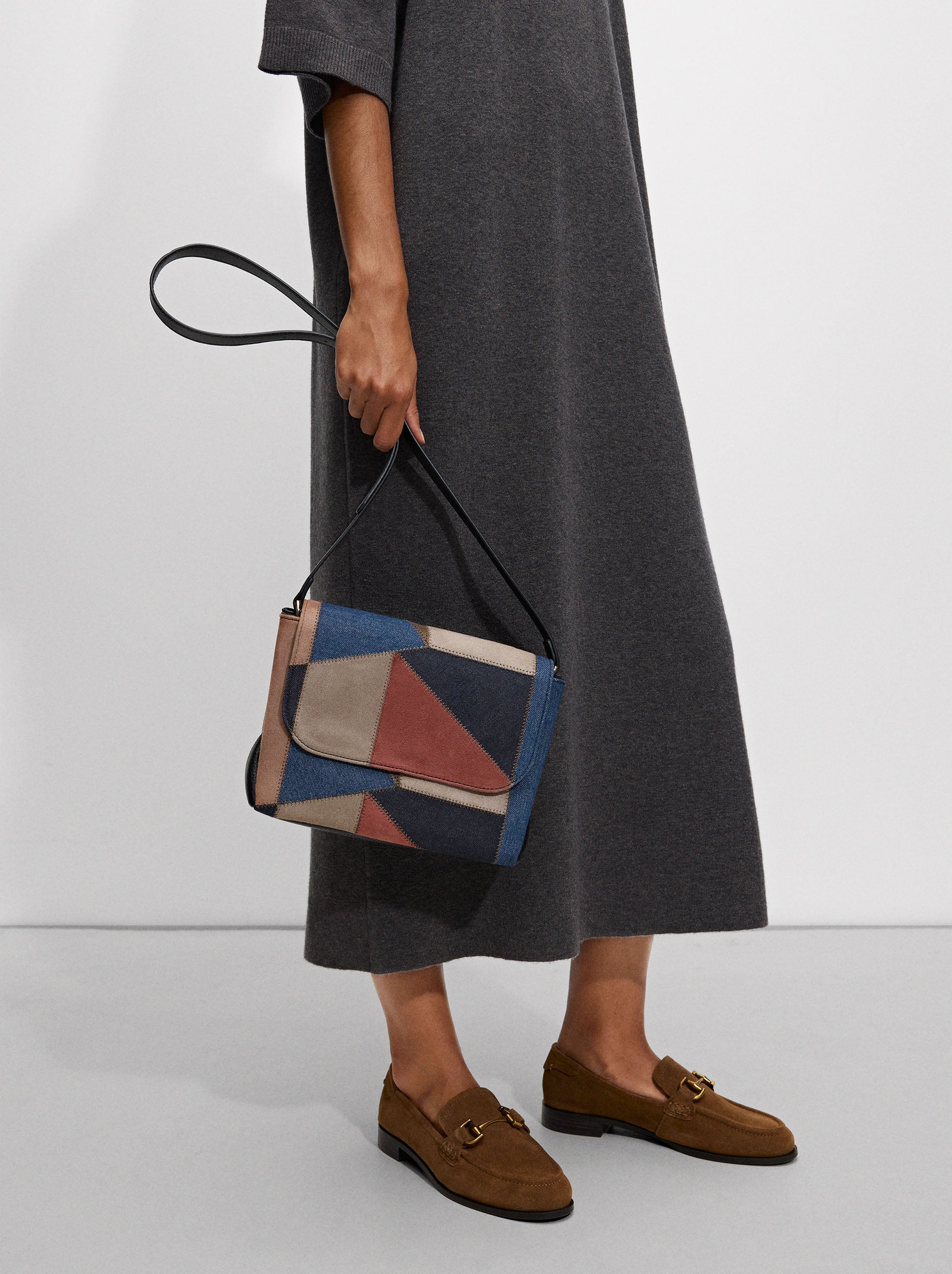 Bolso Bandolera De Patchwork