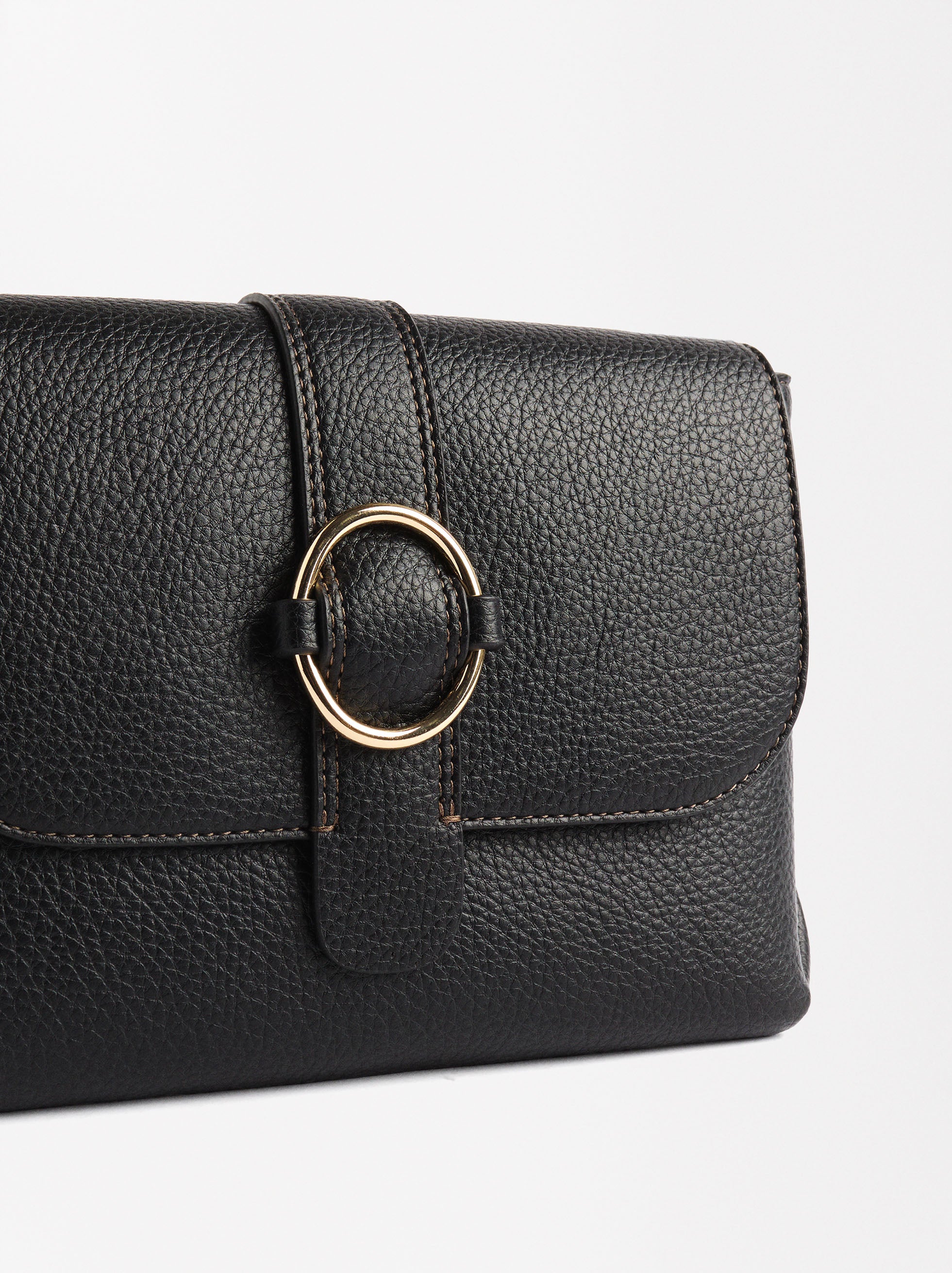 Bolso Bandolera Con Solapa