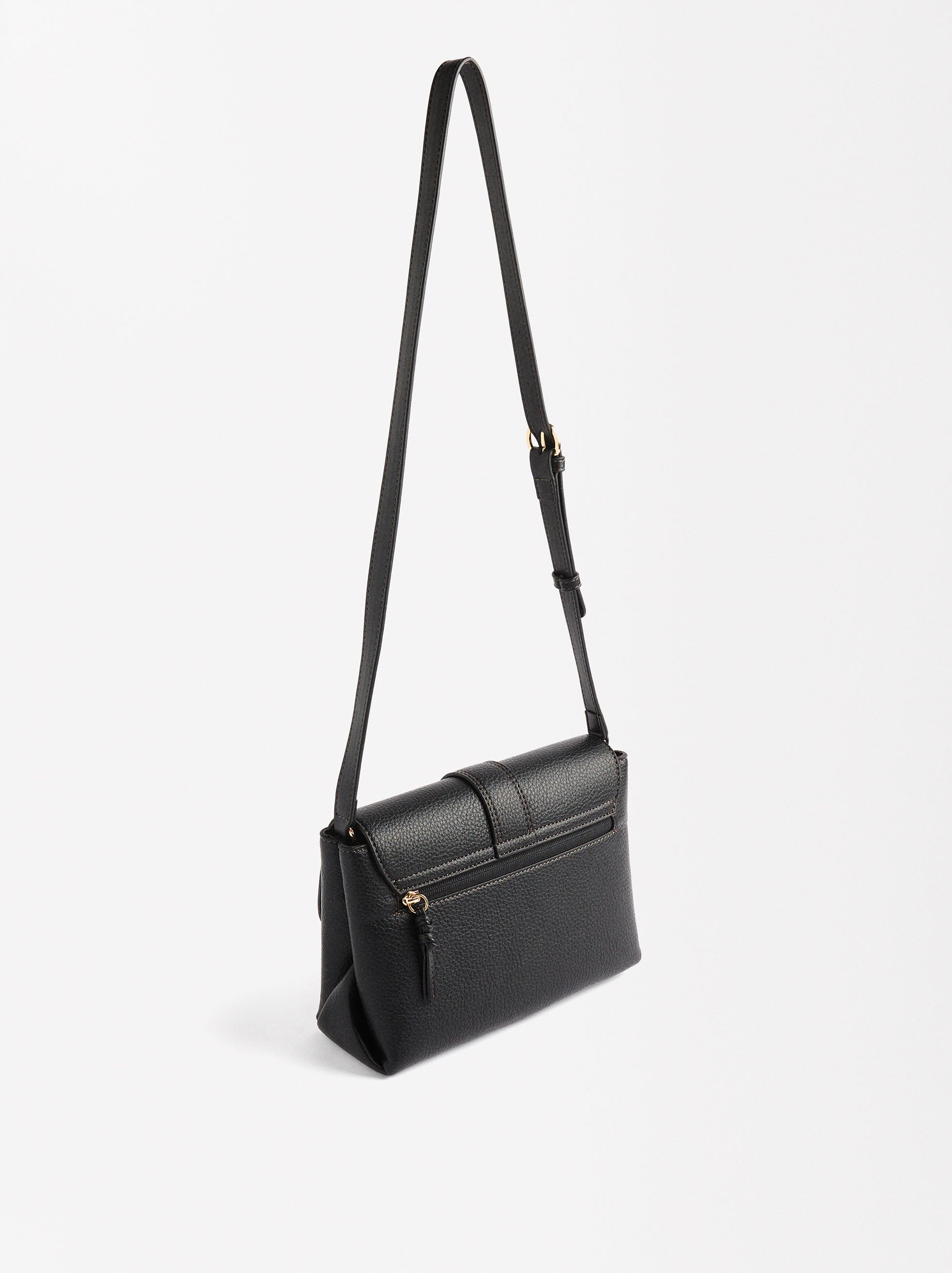 Bolso Bandolera Con Solapa