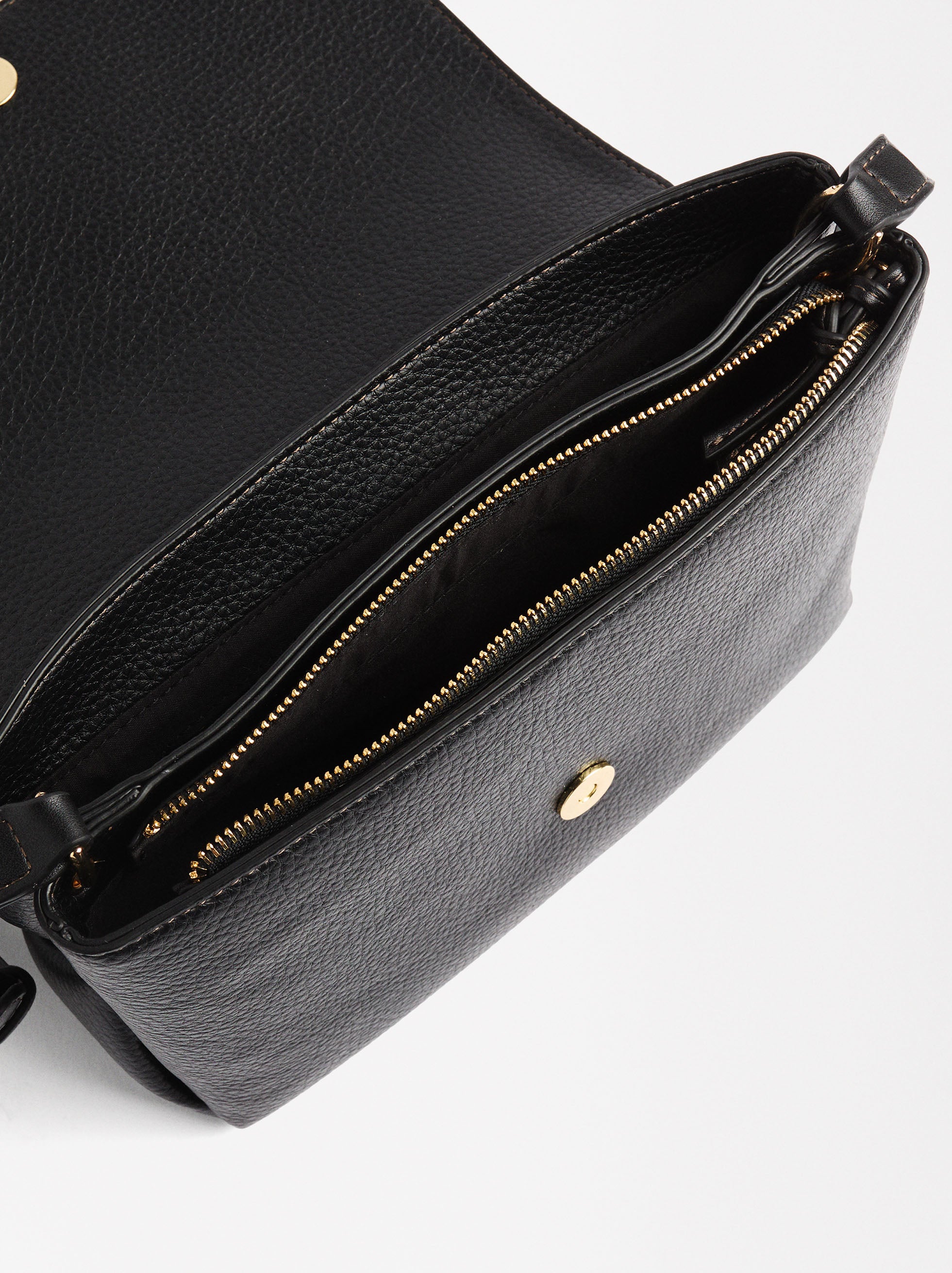 Bolso Bandolera Con Solapa