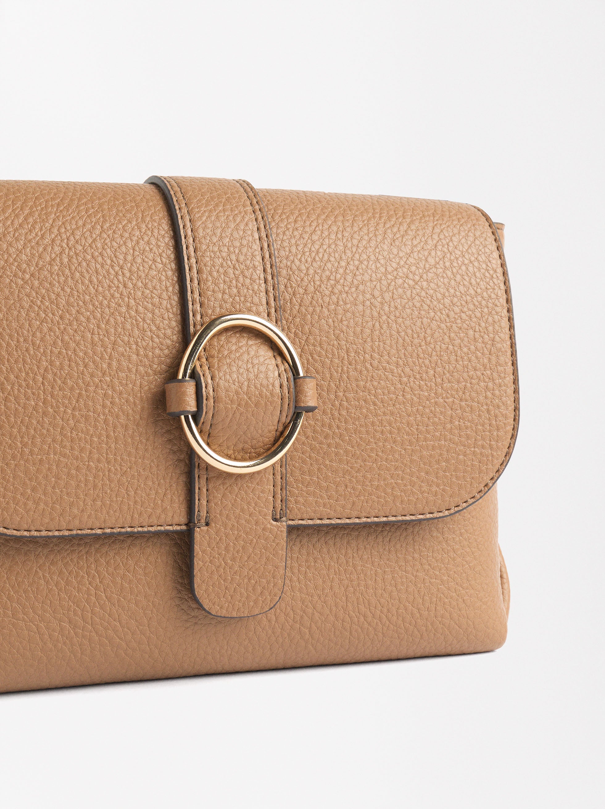 Bolso Bandolera Con Solapa