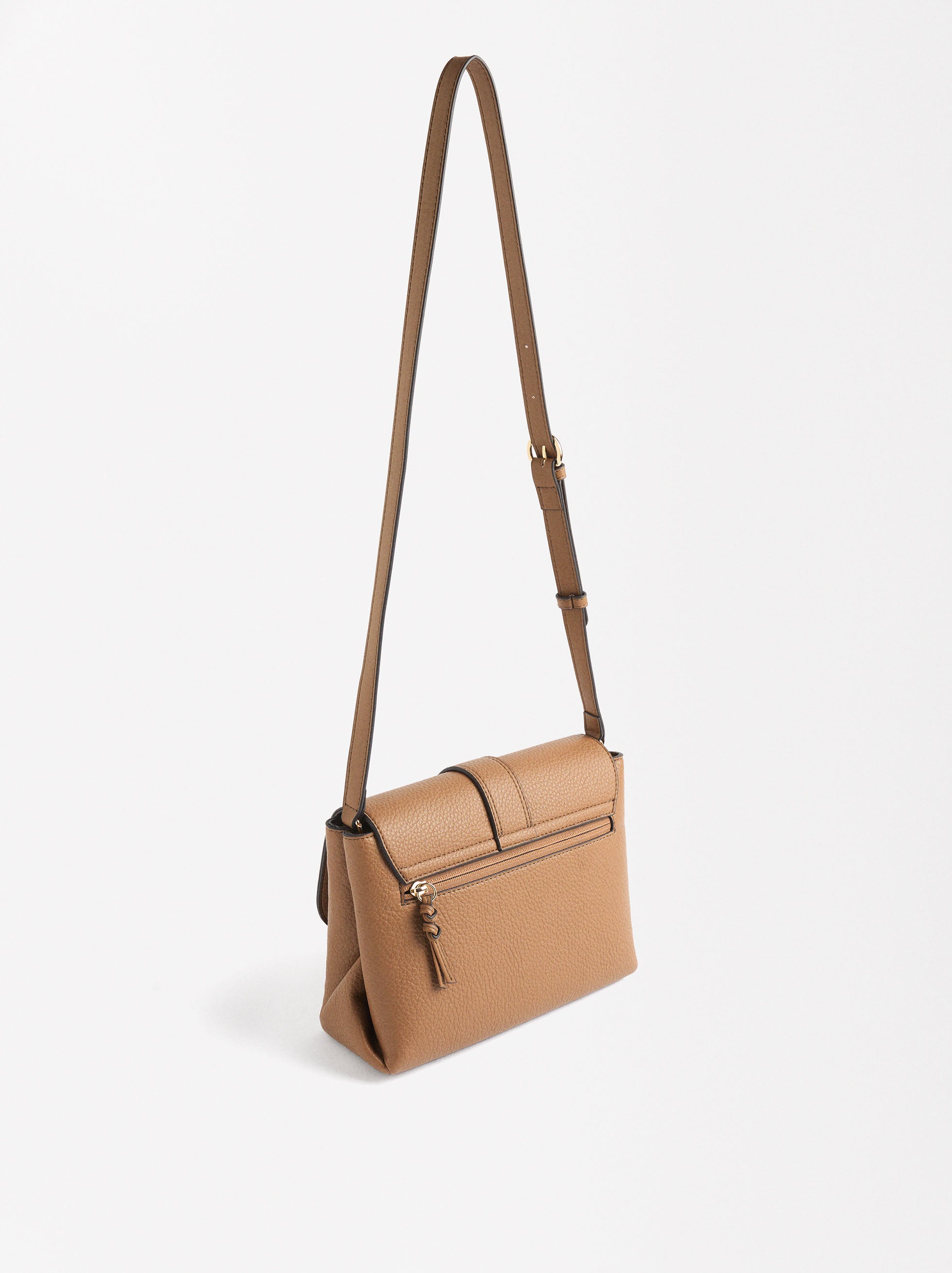 Bolso Bandolera Con Solapa