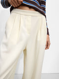 Pantalón Fluido Con Pinzas