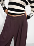 Pantalón Fluido Con Gancho