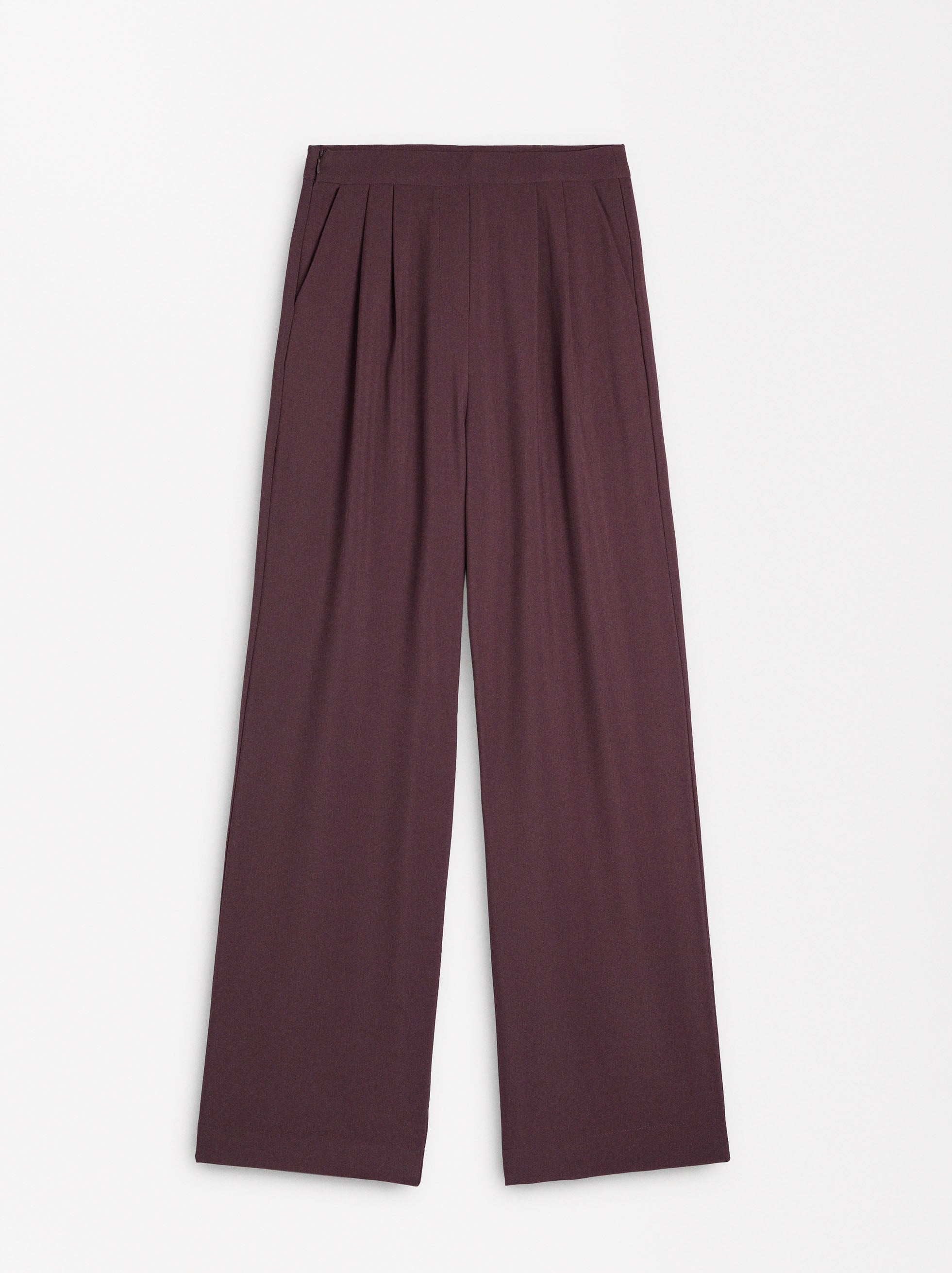 Pantalón Fluido Con Gancho