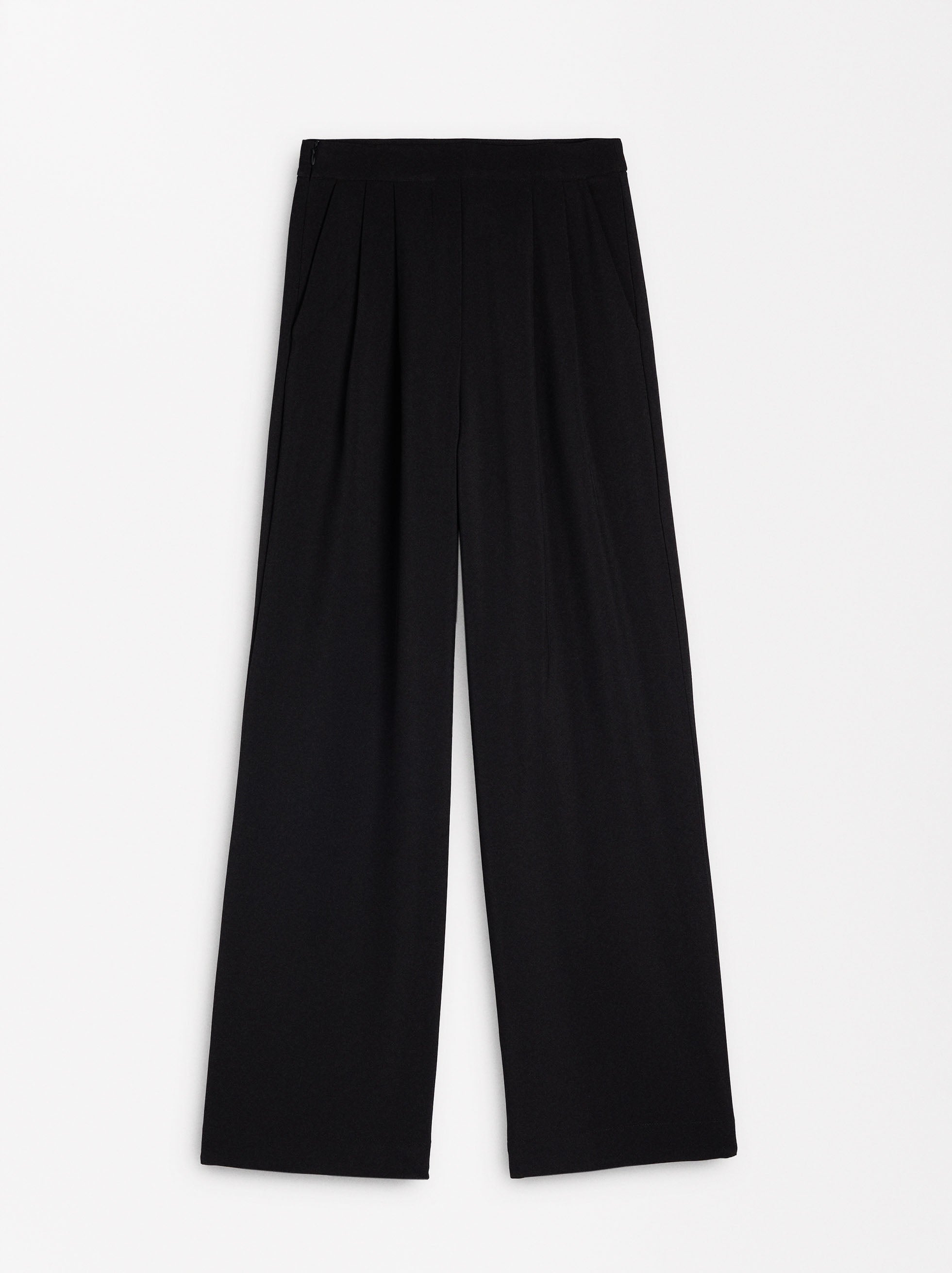Pantalón Fluido Con Gancho