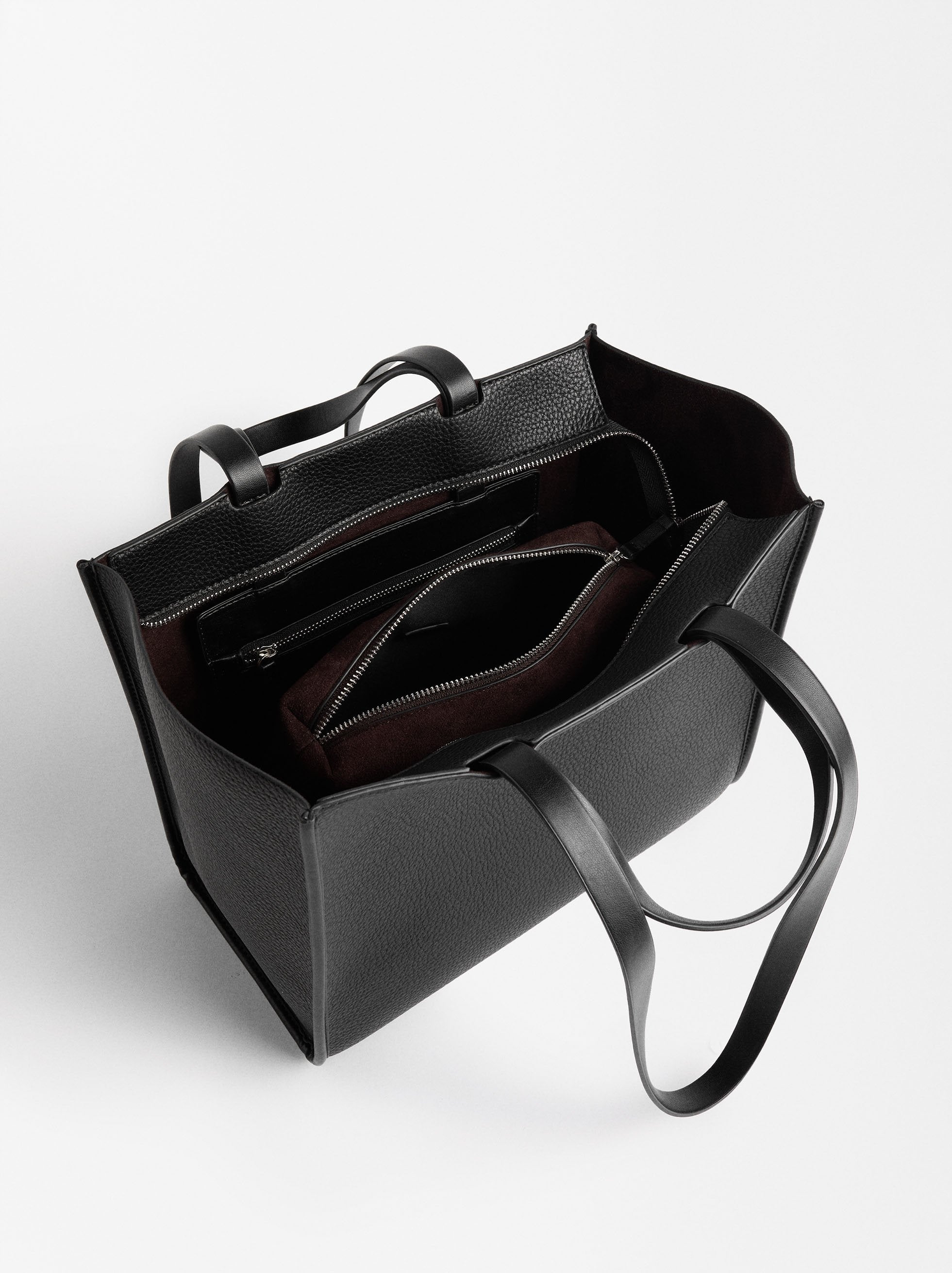 Bolso De Compras Con Cremallera