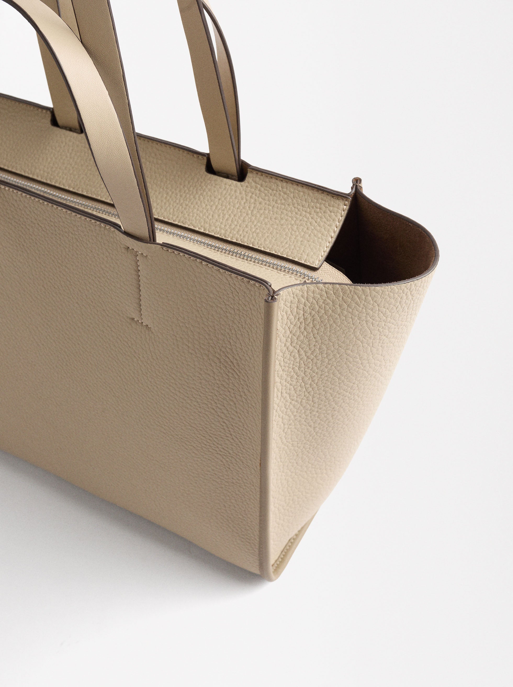 Bolso De Compras Con Cremallera