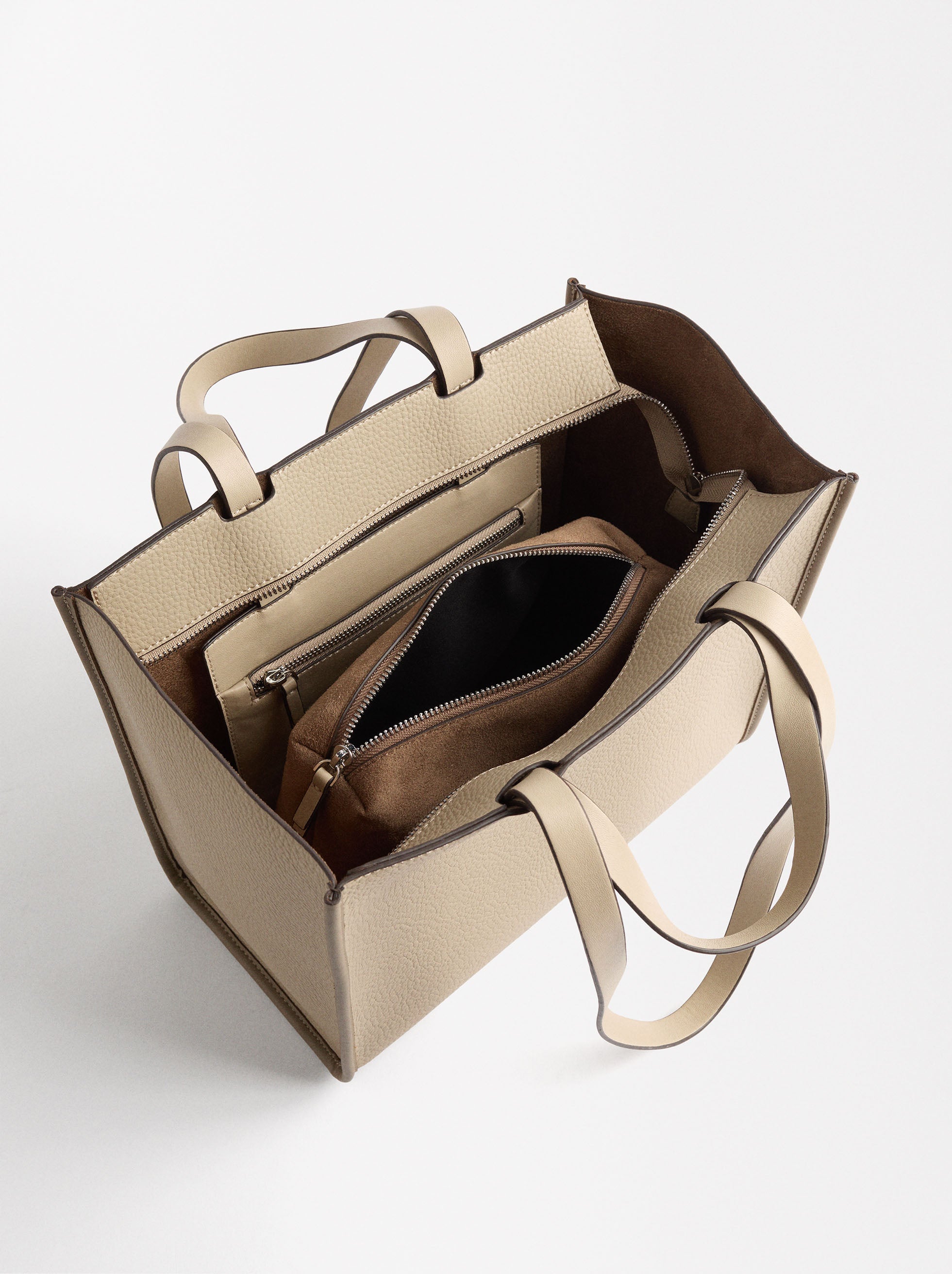 Cartera De Compras Con Cremallera