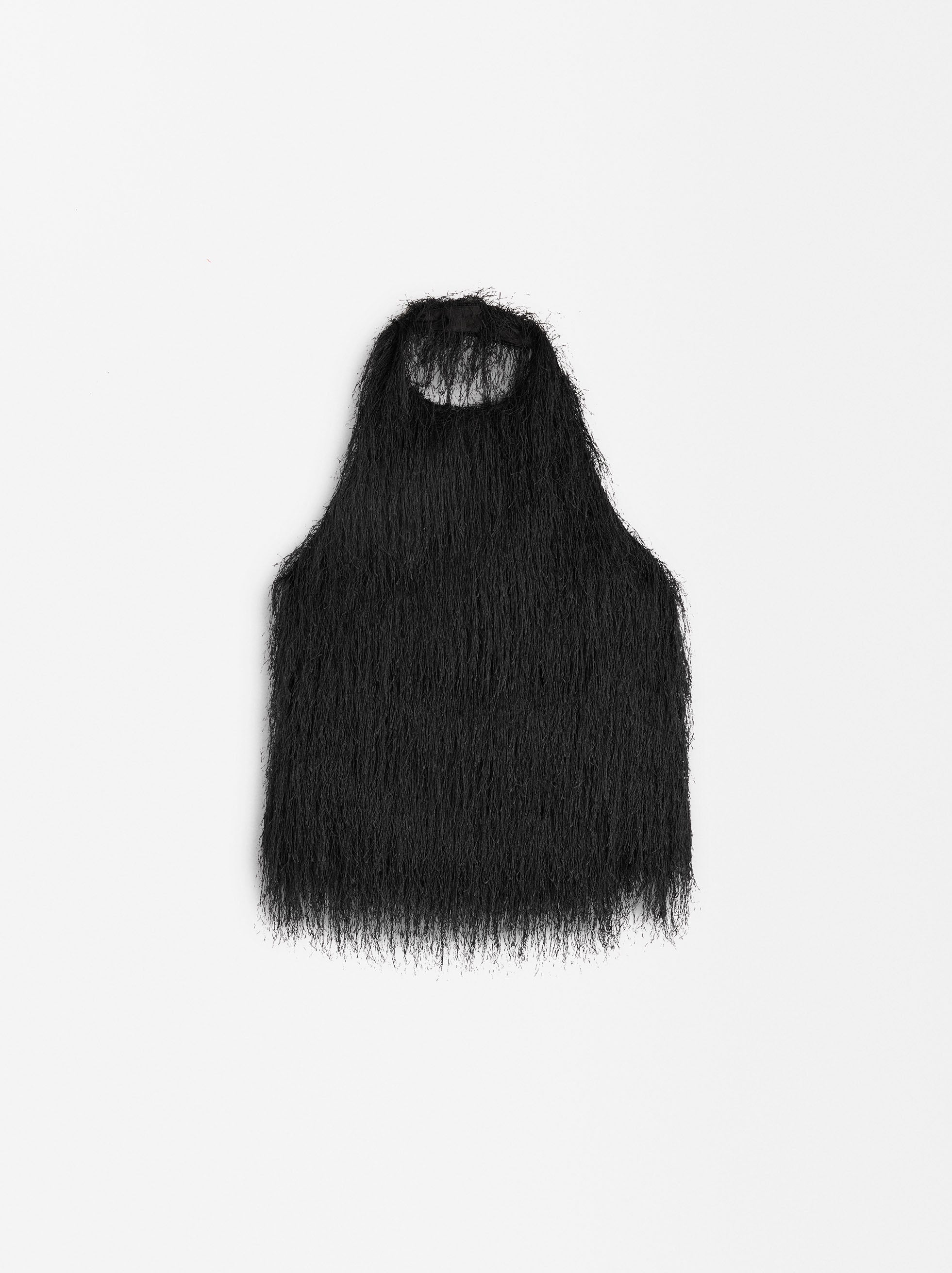 Top Halter Efecto Pelo