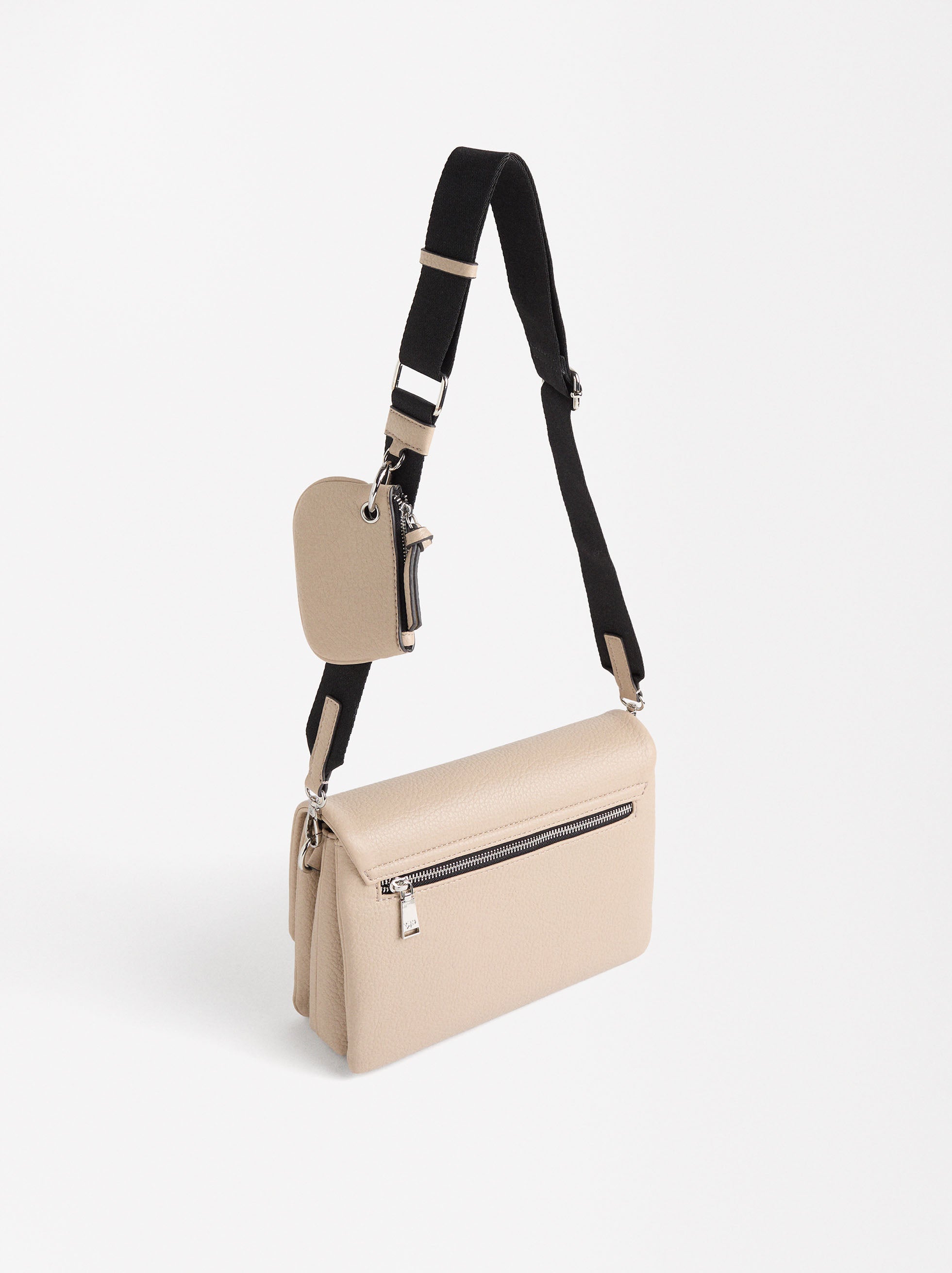 Bolso Bandolera Con Solapa